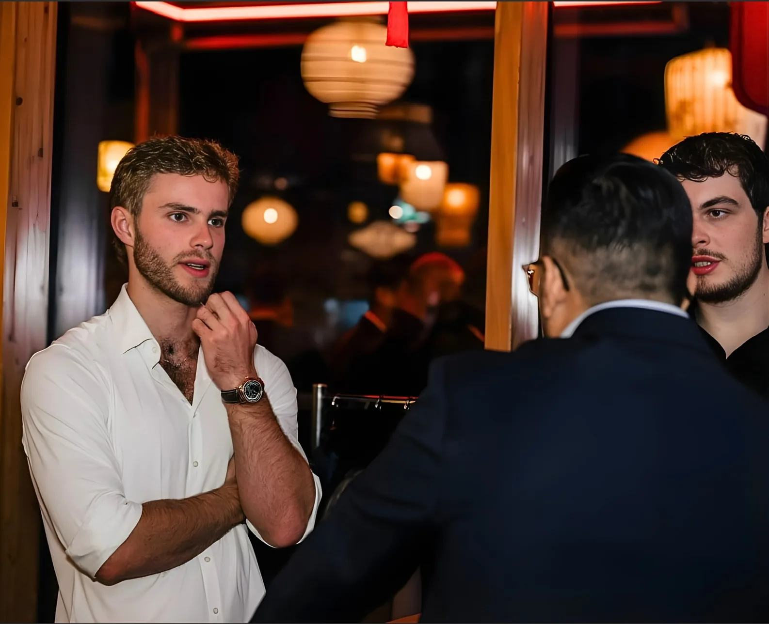 Dion Broers op een avondbijeenkomst