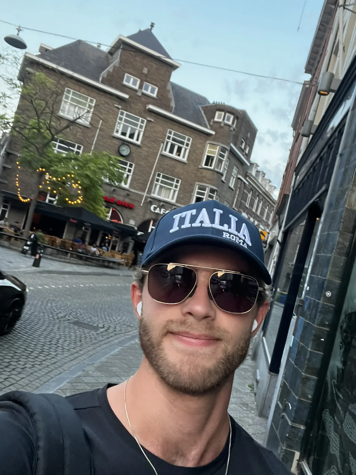 Dion Broers in het centrum van Maastricht