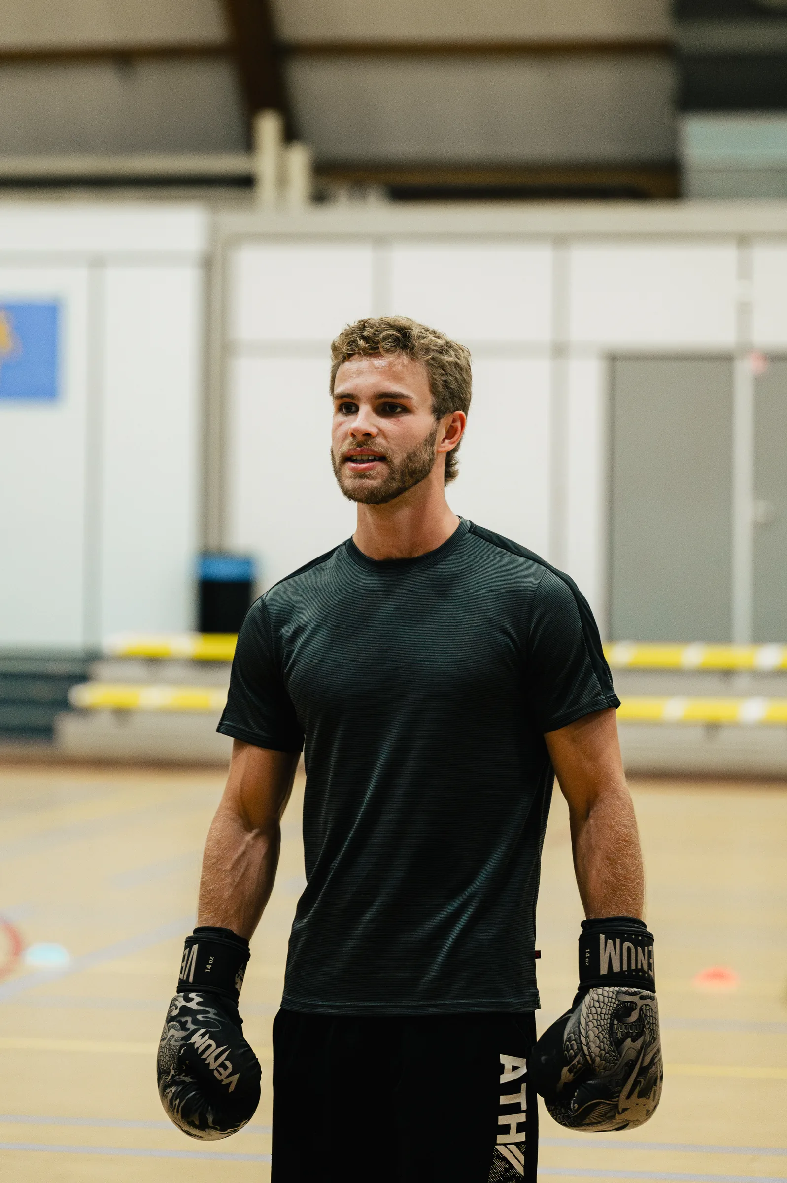 Dion Broers in de sportzaal